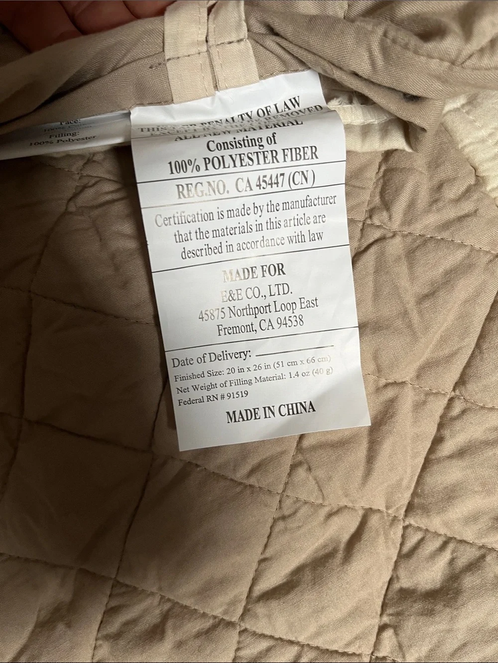 Madison Park Khaki Diamond Quilted Bedspread with 2 Shams